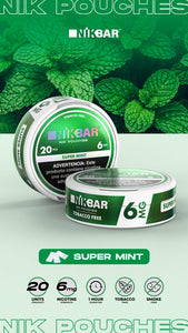 SNUS - NIK POUCHES - NIKBAR