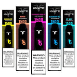 Pod Descartável Ignite V15 - 5% teor - 1500 Puffs