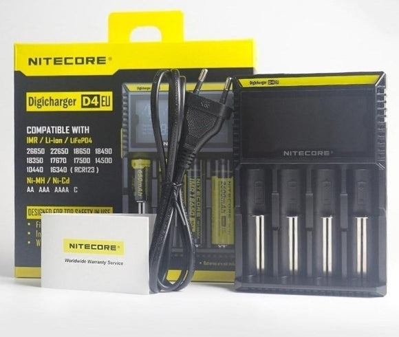 Carregador de Bateria Nitecore D4