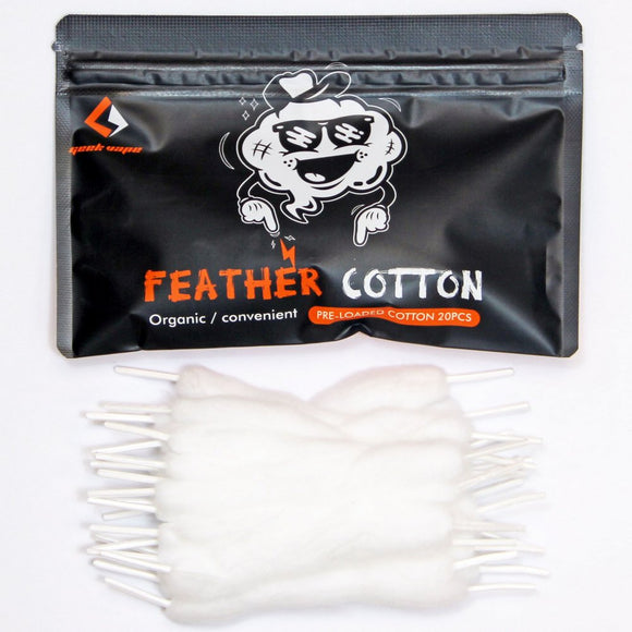 Algodão Feather Cotton 20pcs - Geekvape
